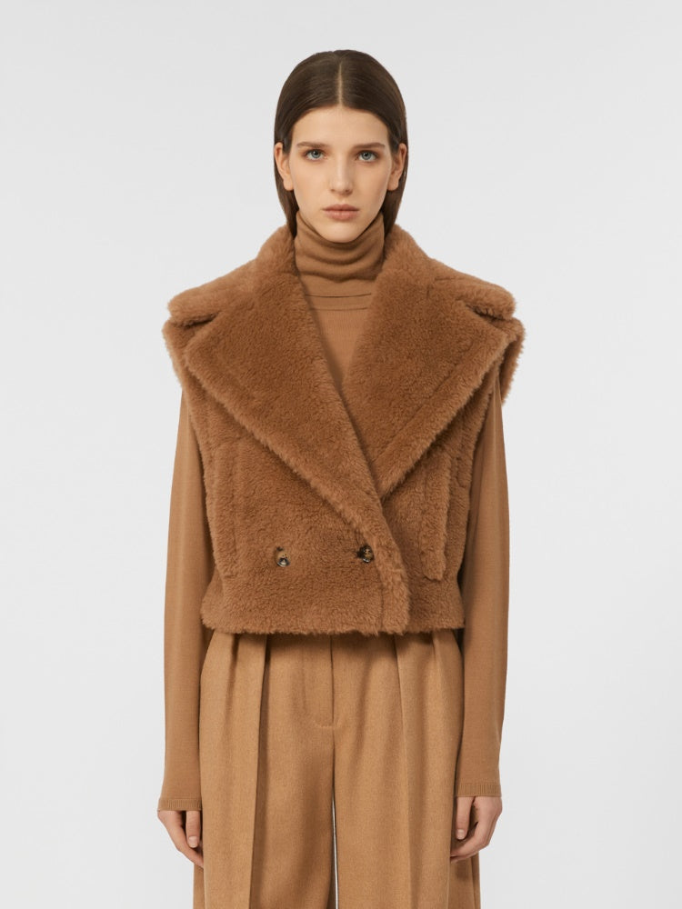 MAX MARA GIUBBINO GILET SANTOS CAMMELLO