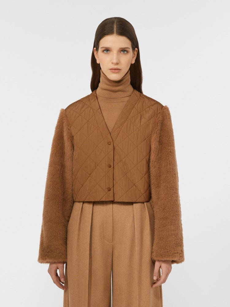 MAX MARA GIUBBINO GILET SANTOS CAMMELLO