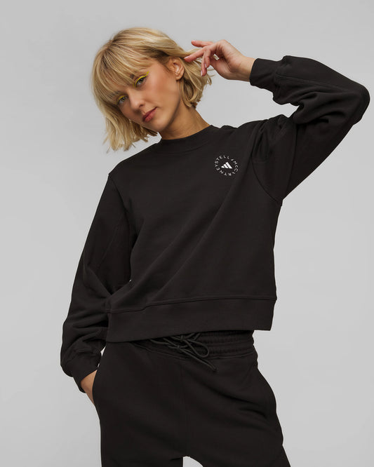 ADIDAS BY STELLA McCARTNEY FELPA BLACK