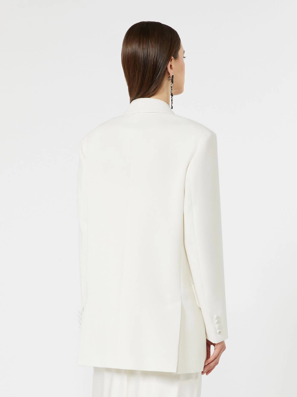 MAX MARA PIANOFORTE GIACCA GARZA WHITE