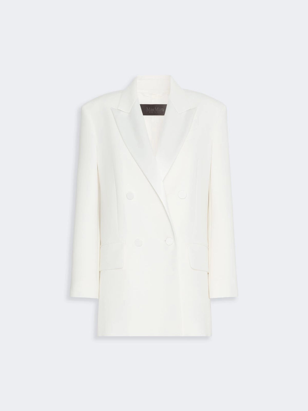 MAX MARA PIANOFORTE GIACCA GARZA WHITE