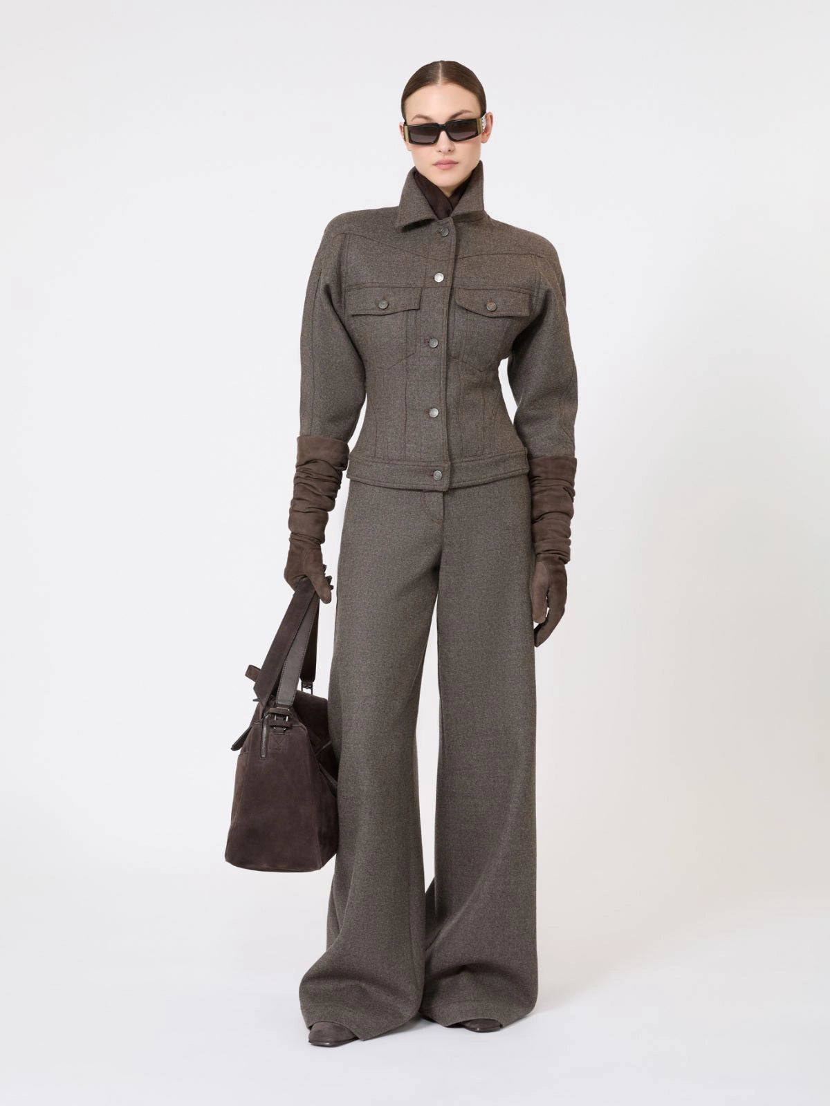 MAX MARA GIACCA RAPACE CACHA SCURO
