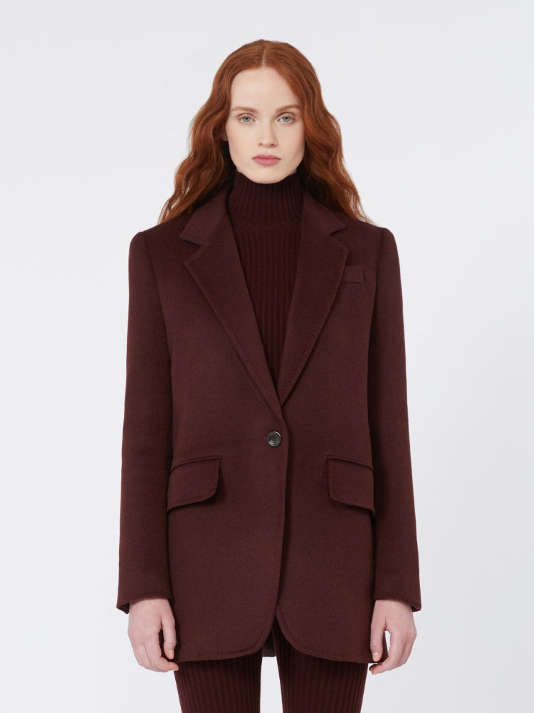 MAX MARA SFILATA GIACCA ARICCIA1234 CILIEGIA