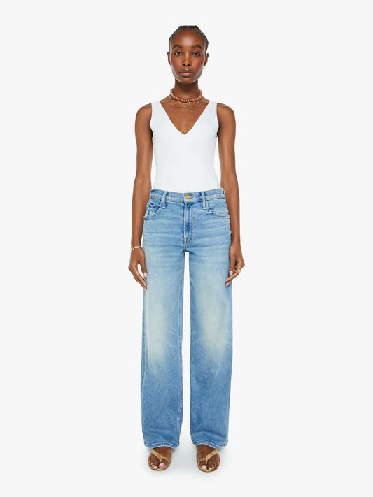 MOTHER JEANS SPINNER ZIP SNEAK