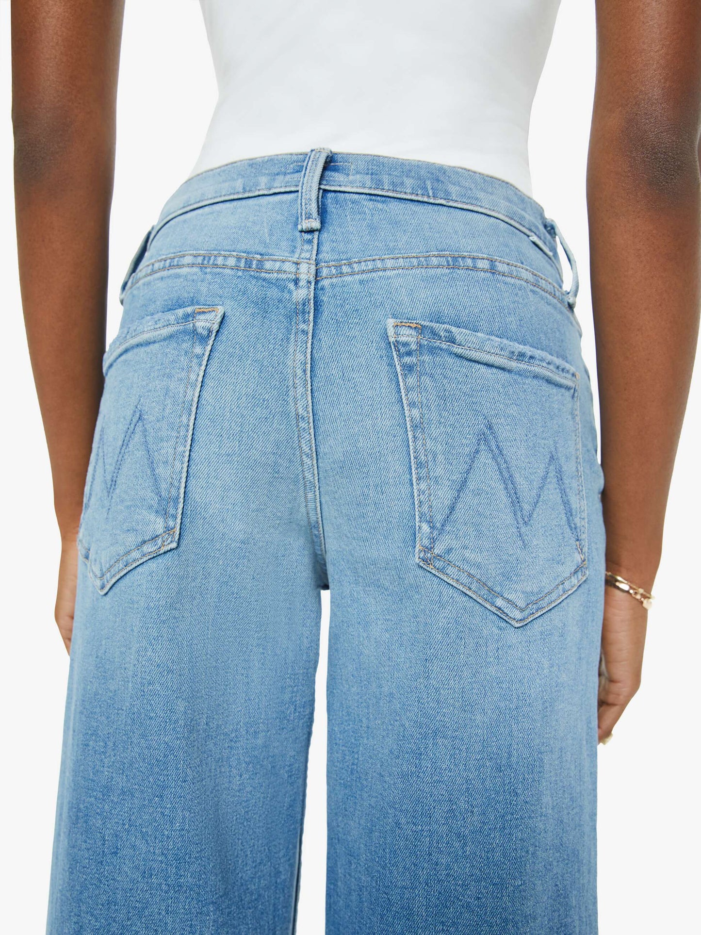 MOTHER JEANS SPINNER ZIP SNEAK