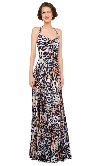 NORMA KAMALI ABITO CAYLA ANIMALIER