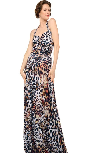 NORMA KAMALI ABITO CAYLA ANIMALIER