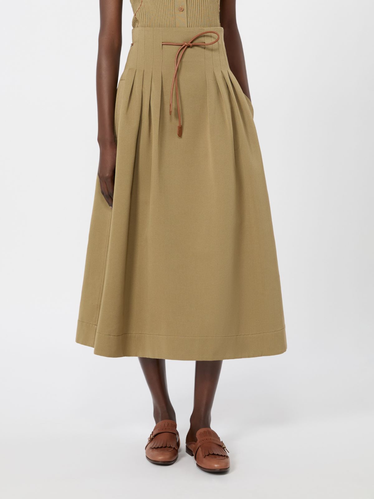 MAX MARA GONNA TEMPIO KAKI