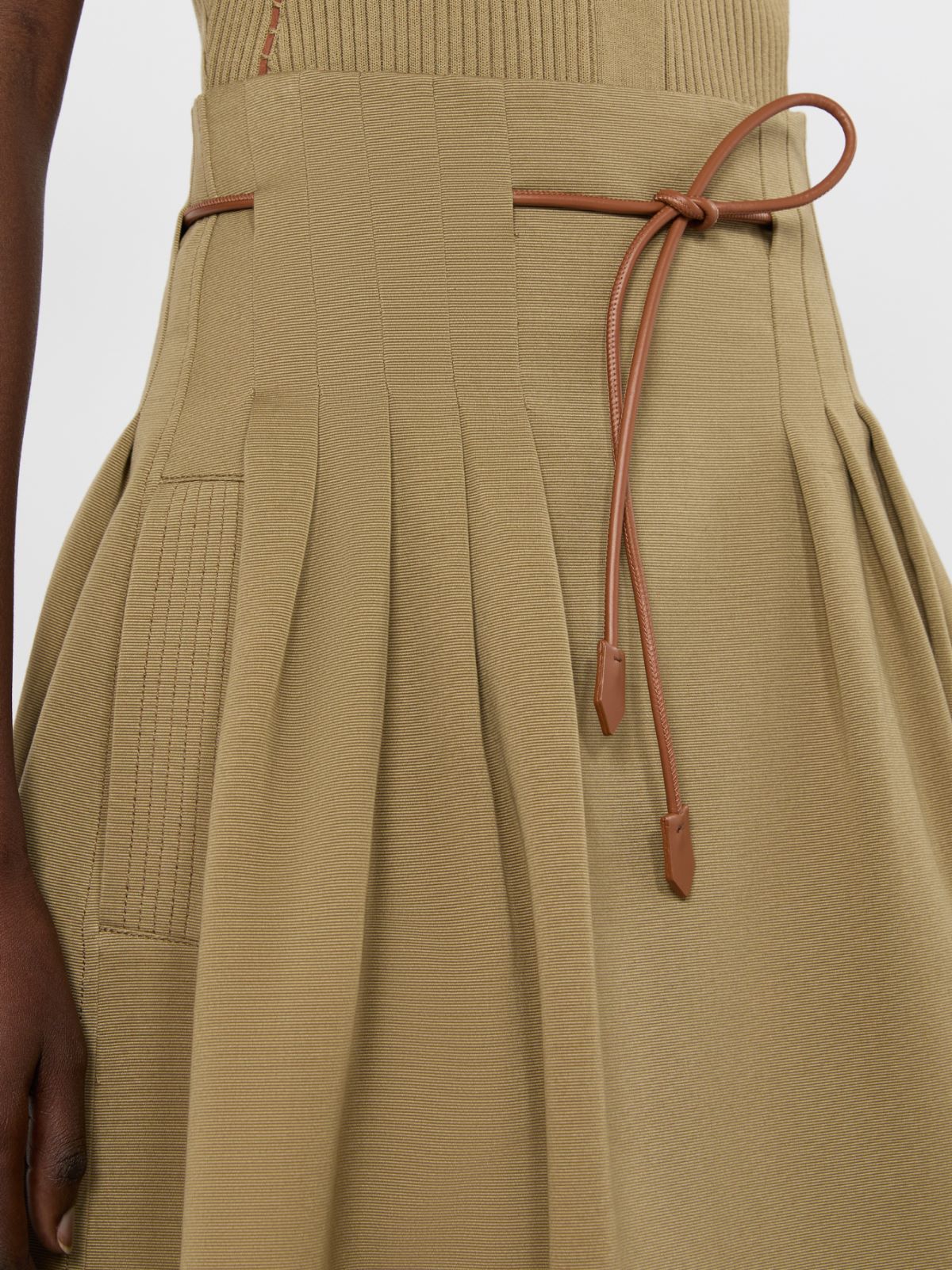 MAX MARA GONNA TEMPIO KAKI