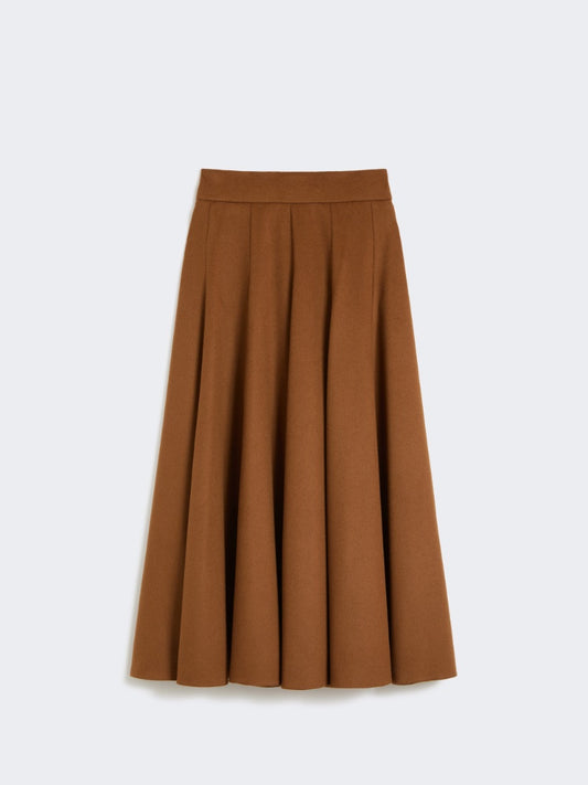 MAX MARA SFILATA  GONNA SAGRA CUOIO