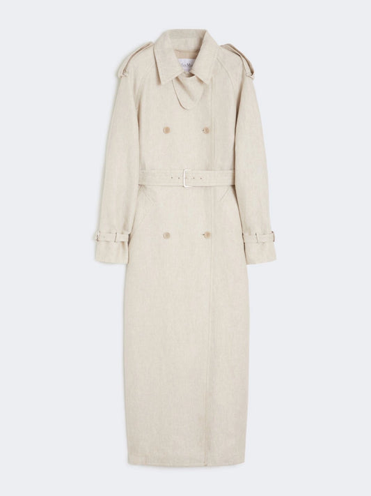 MAX MARA SFILATA TRENCH PEDAGGI GREGGIO