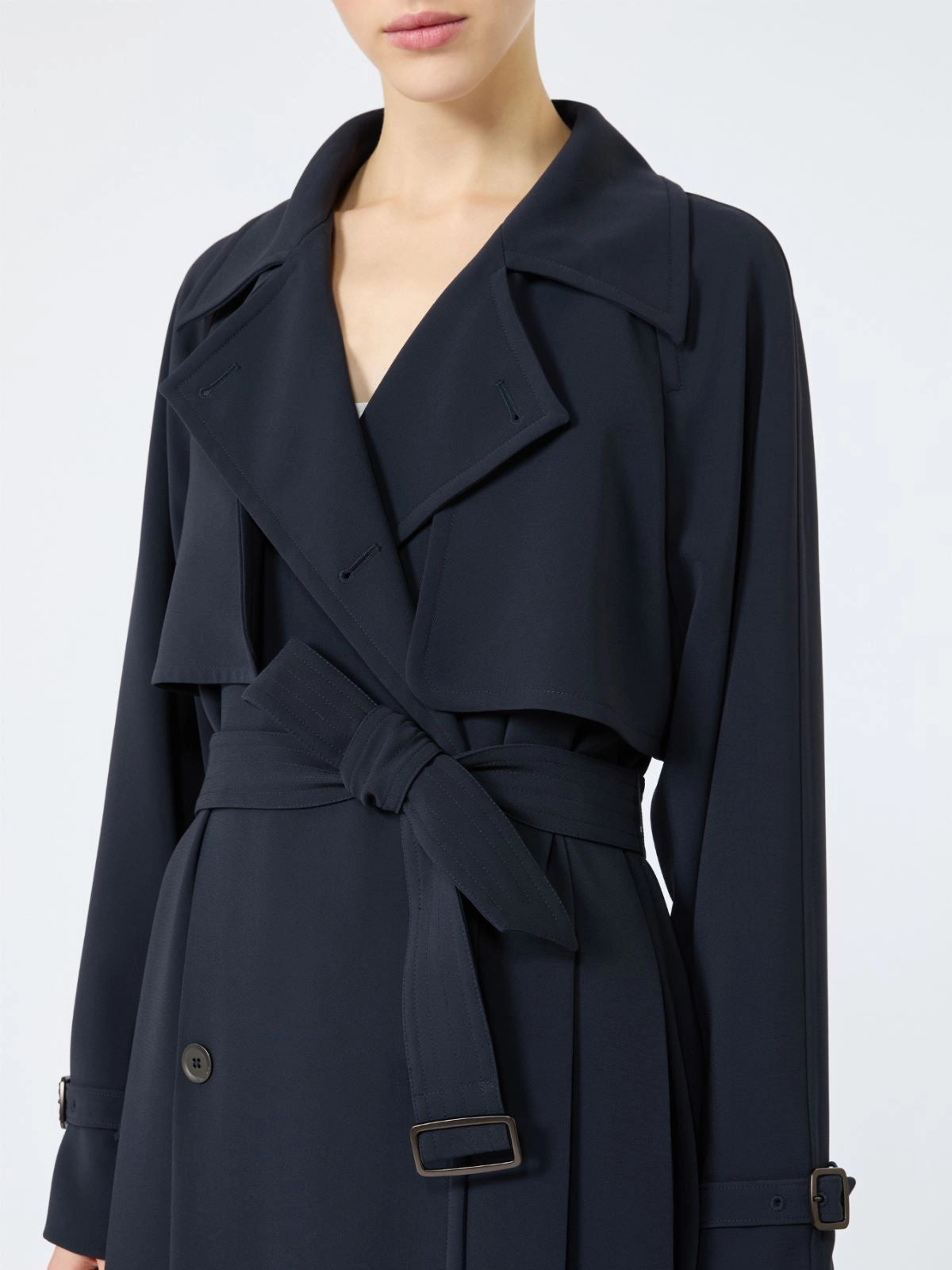 MAX MARA TRENCH LICATA BLU