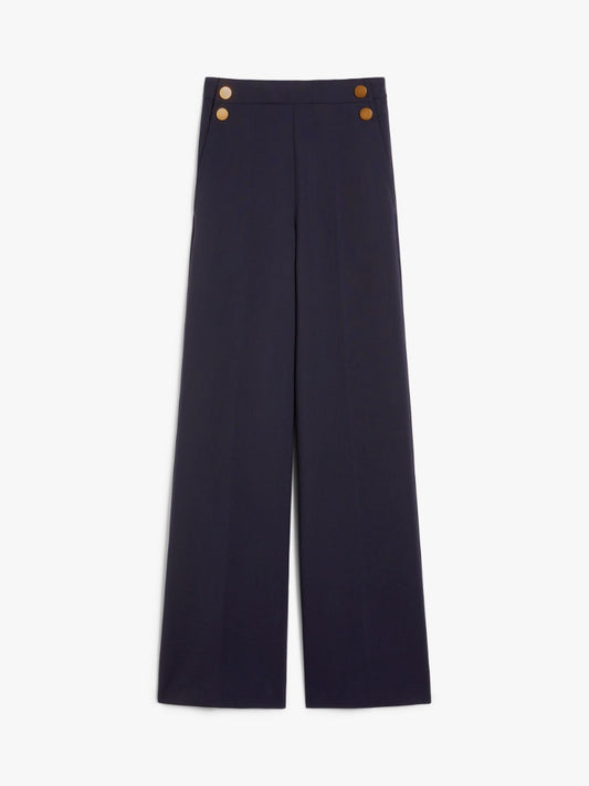 MAX MARA PANTALONE POLONIA BLU