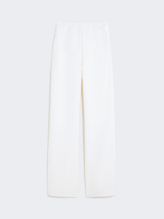 MAX MARA PIANOFORTE PANTALONE BALTA BIANCO