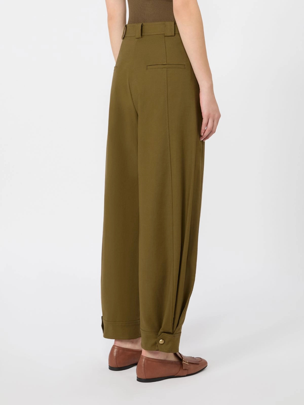 MAX MARA PANTALONE ALAMARO  KAKI