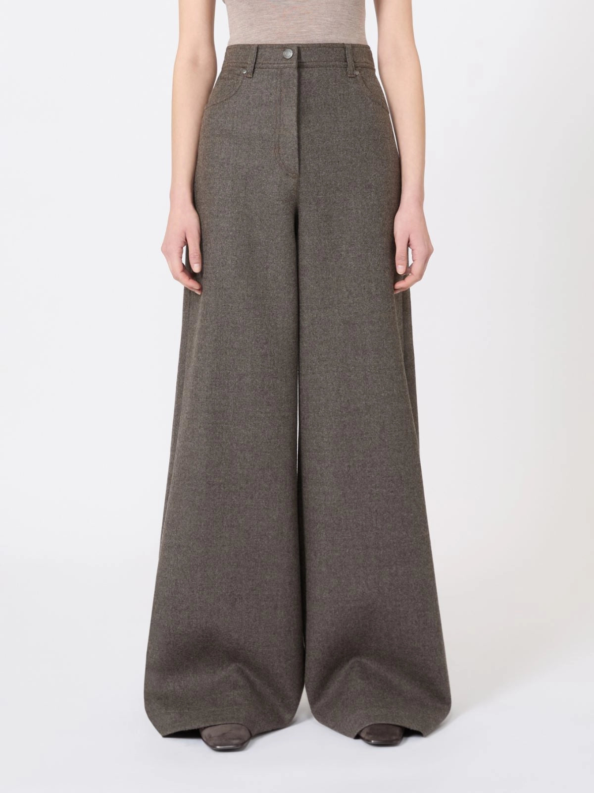 MAX MARA PANTALONE GENNAIO CACHA SCURO