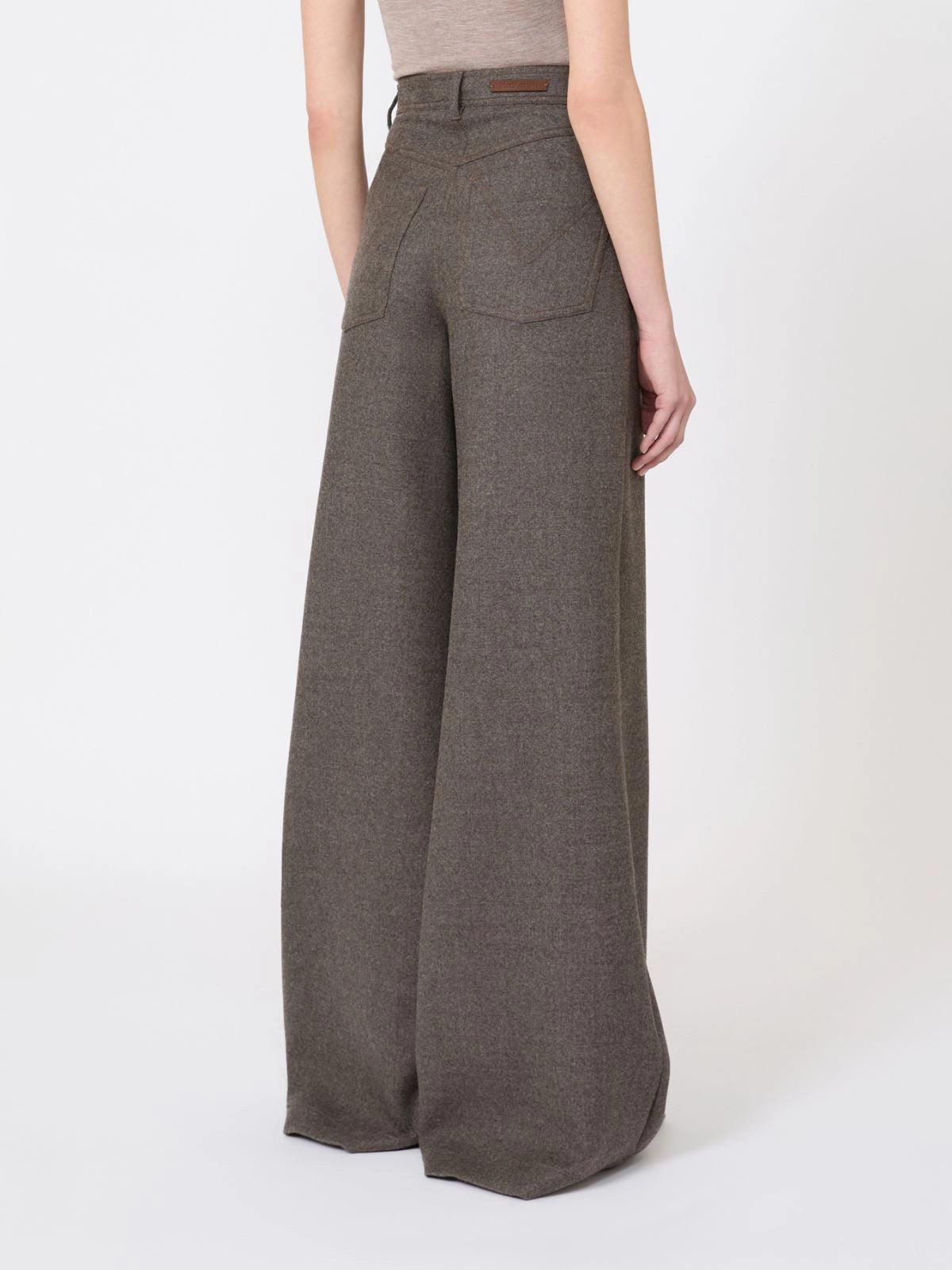 MAX MARA PANTALONE GENNAIO CACHA SCURO