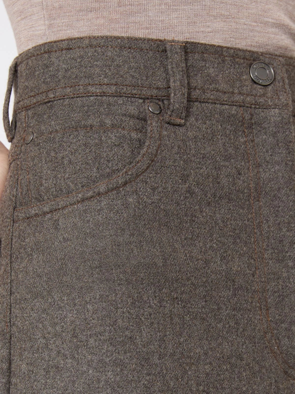 MAX MARA PANTALONE GENNAIO CACHA SCURO