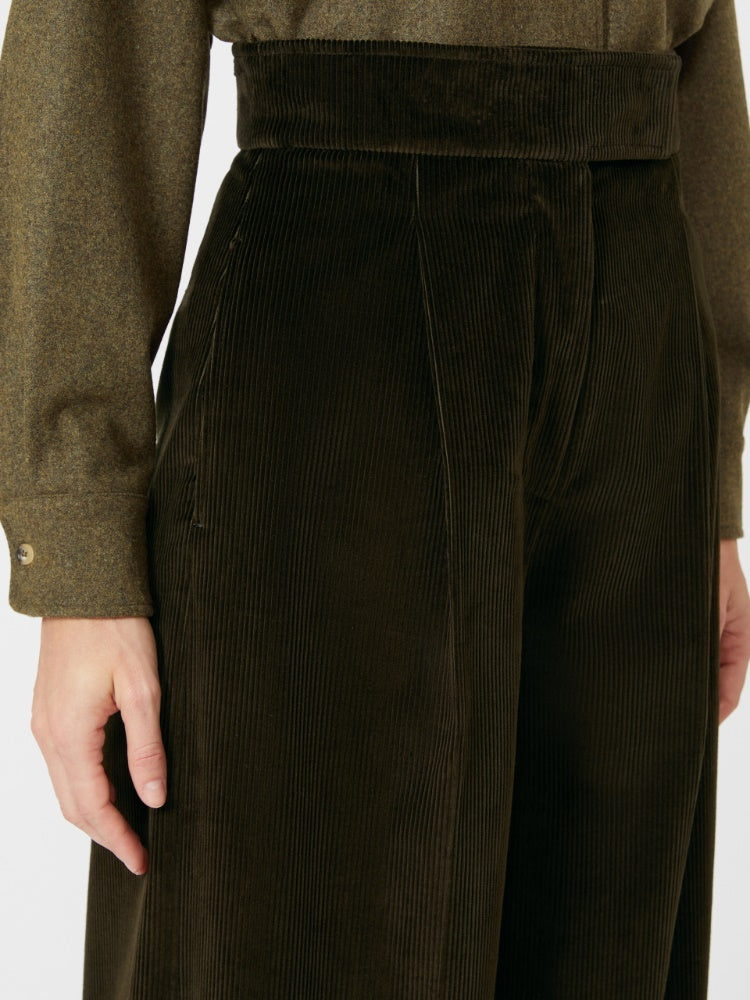 MAX MARA SFILATA PANTALONE BOSSO 1234 VERDE