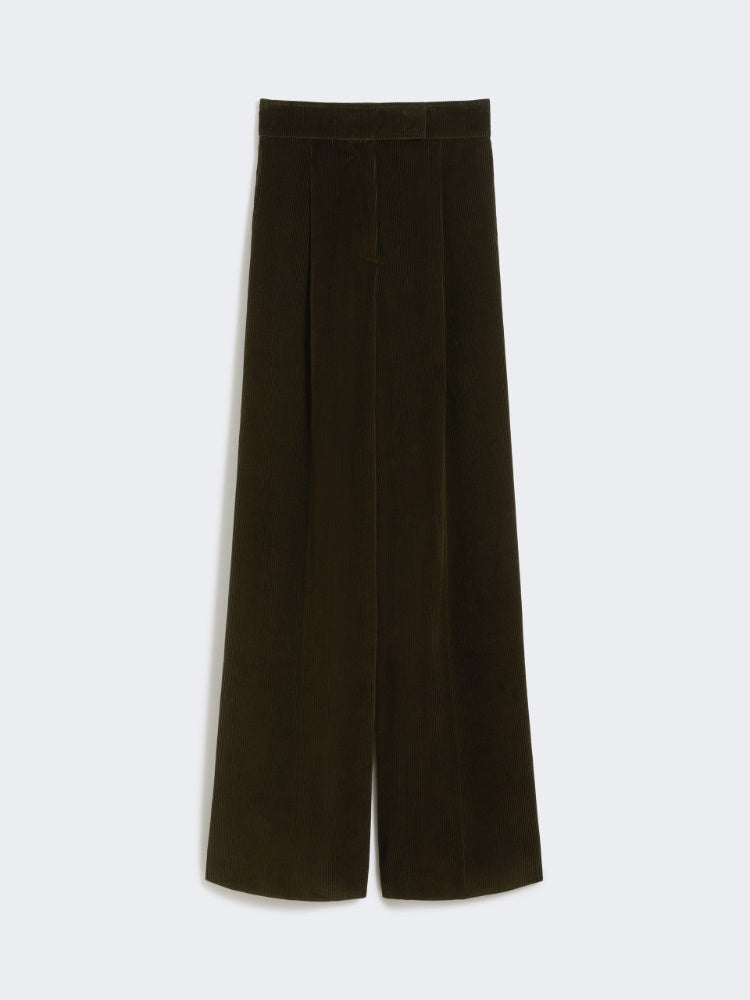 MAX MARA SFILATA PANTALONE BOSSO 1234 VERDE