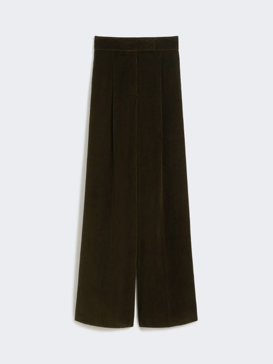 MAX MARA SFILATA PANTALONE BOSSO 1234 VERDE