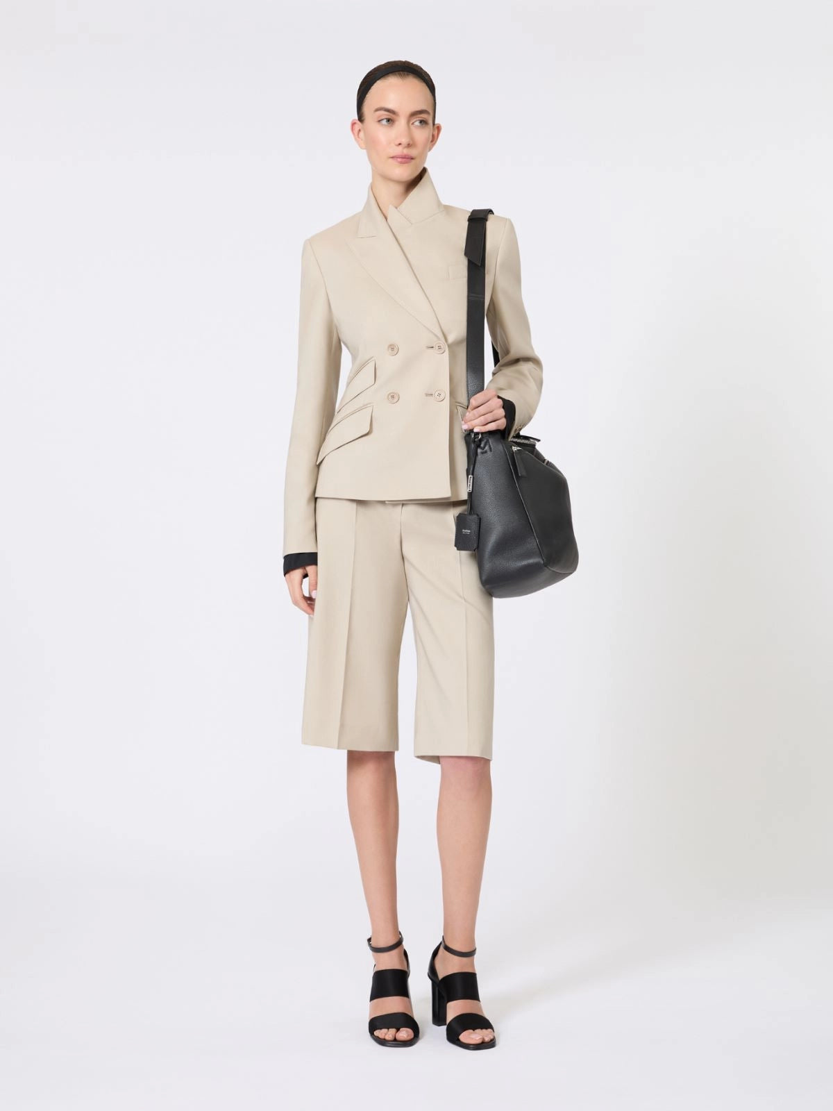 MAX MARA SFILATA BERMUDA UMILE GREGGIO