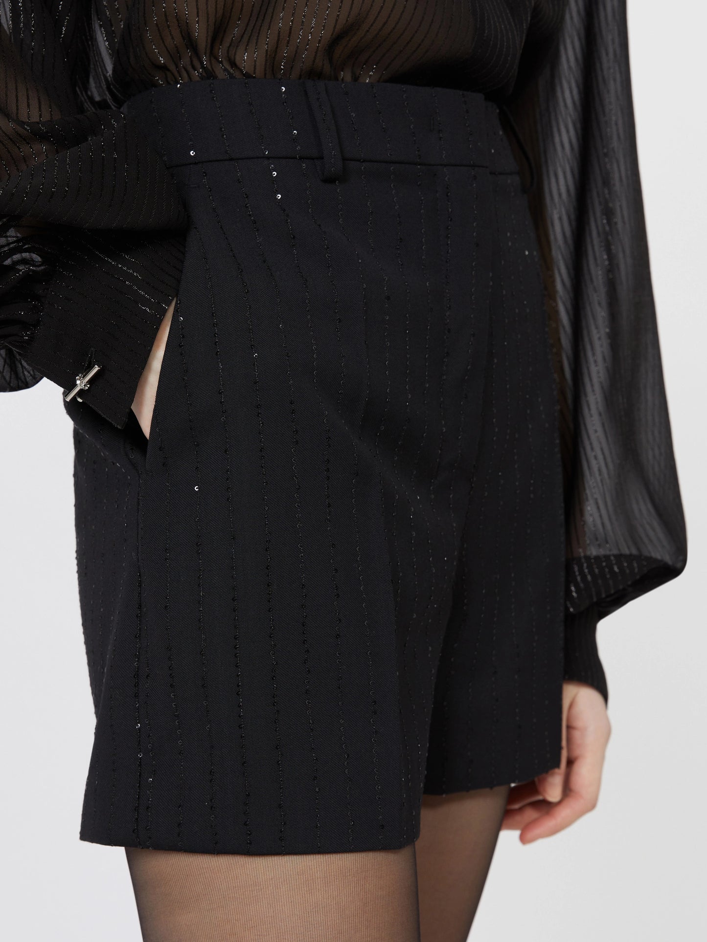 MAX MARA SHORT SIBERIA BLACK