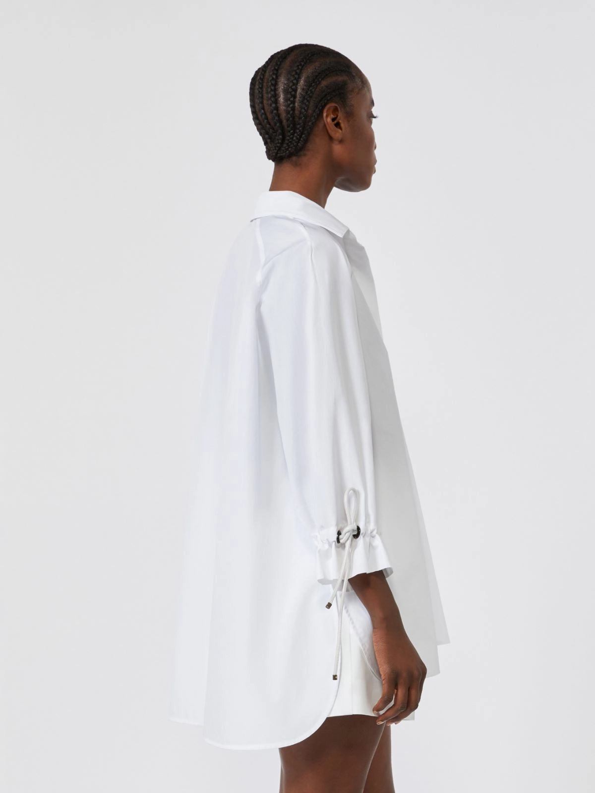 MAX MARA CAMICIA ADORNI WHITE