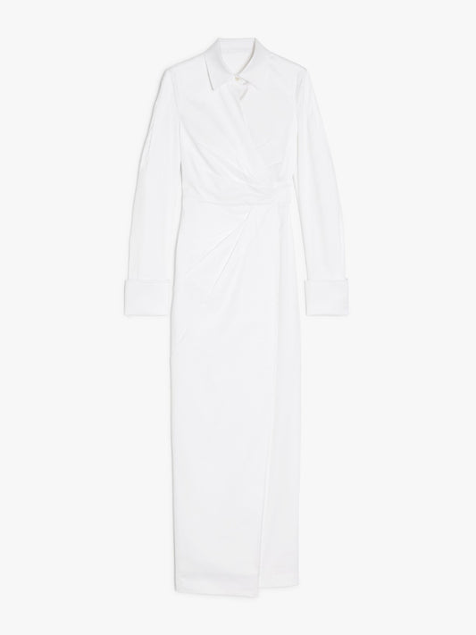 MAX MARA SFILATA ABITO BALZAC BIANCO