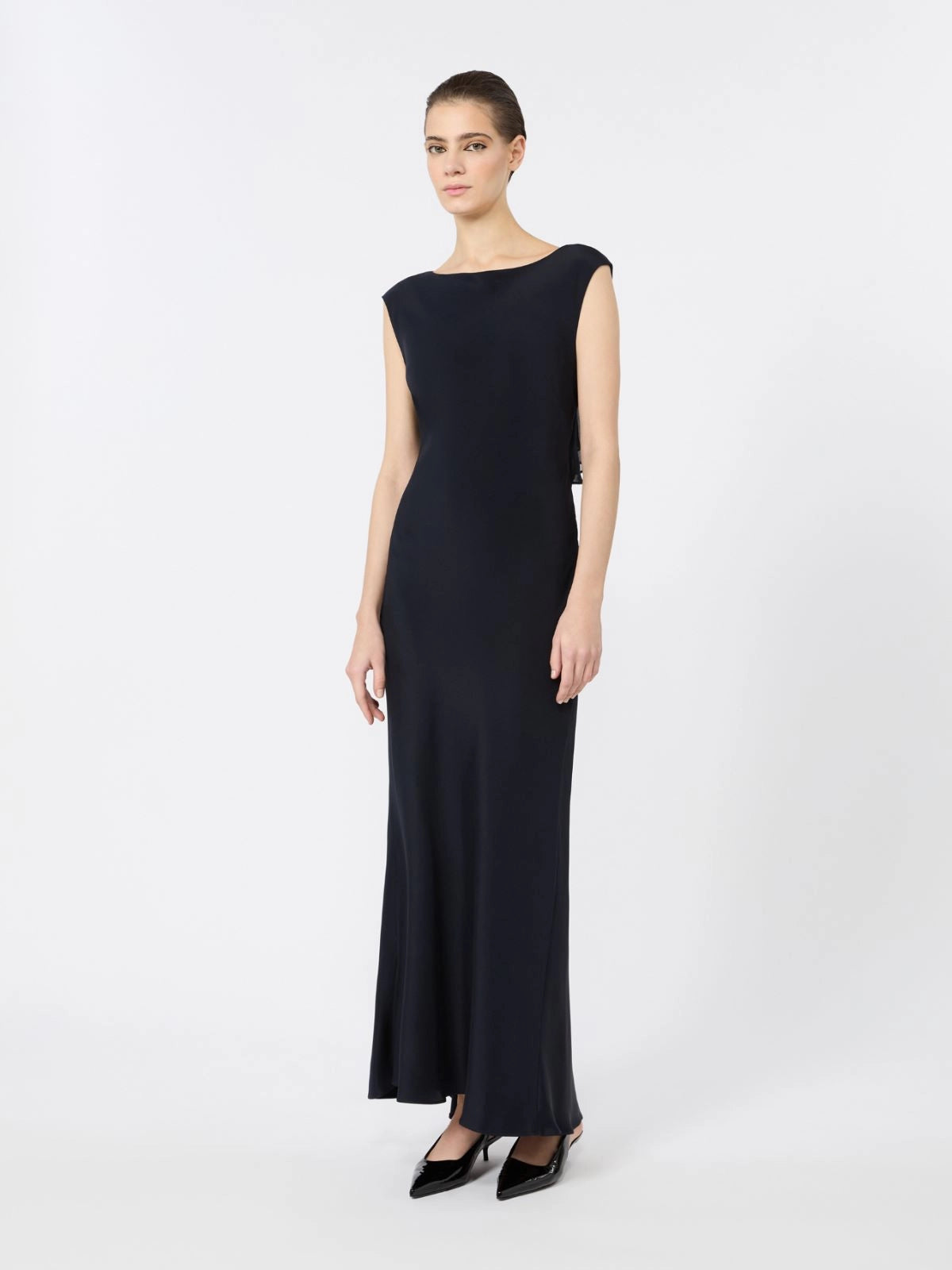 MAX MARA PIANOFORTE ABITO ACINO BLU