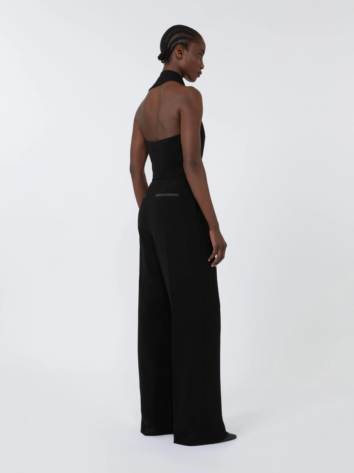 MAX MARA TUTA SALOPETTE FAGIANI BLACK