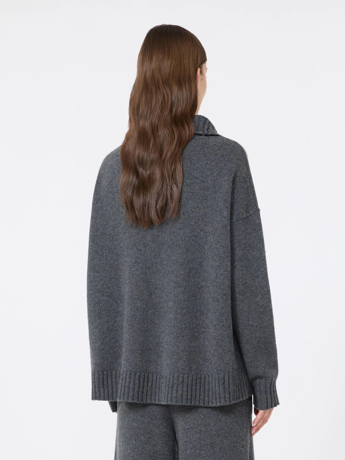 MAX MARA MAGLIA CRASSO GRIGIO SCURO