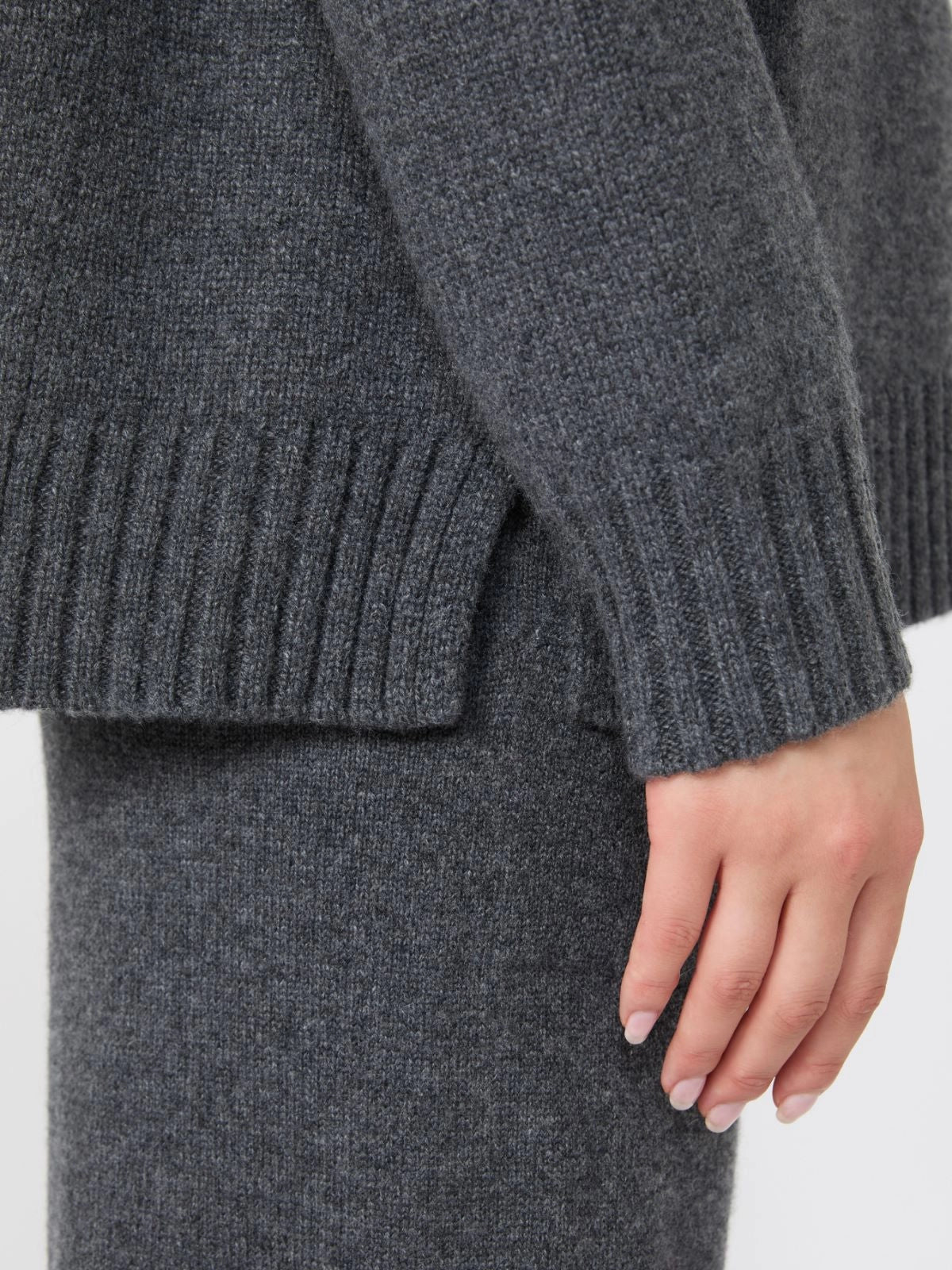 MAX MARA MAGLIA CRASSO GRIGIO SCURO