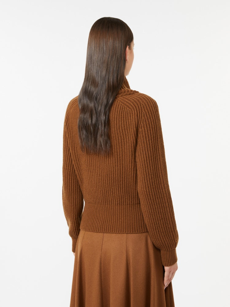 MAX MARA SFILATA MAGLIA ASBURG1234 CUOIO