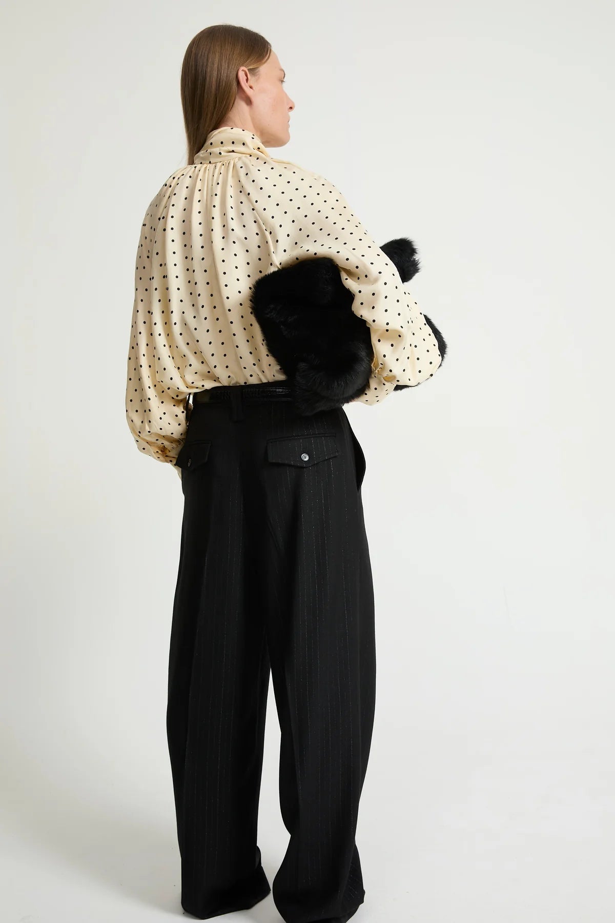 LAURENCE BRAS CAMICIA POIS IVORY