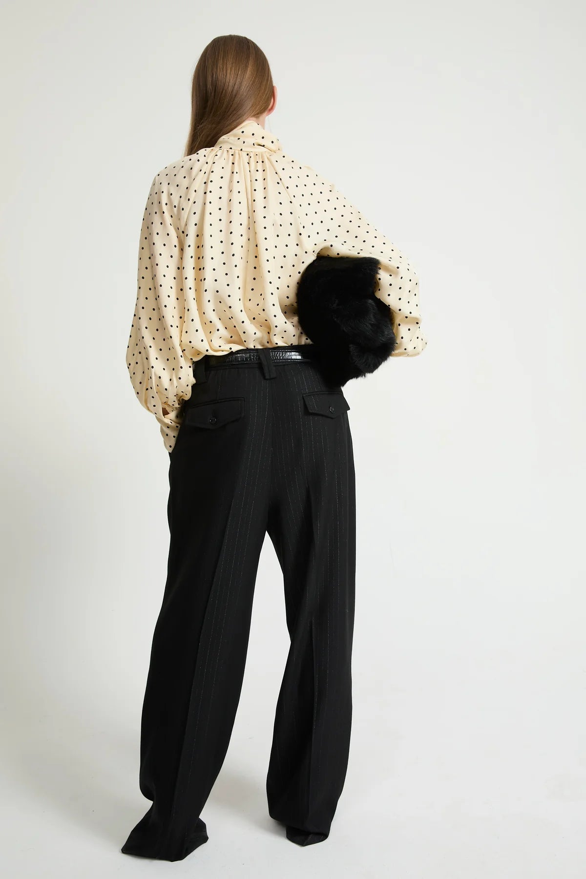 LAURENCE BRAS CAMICIA POIS IVORY