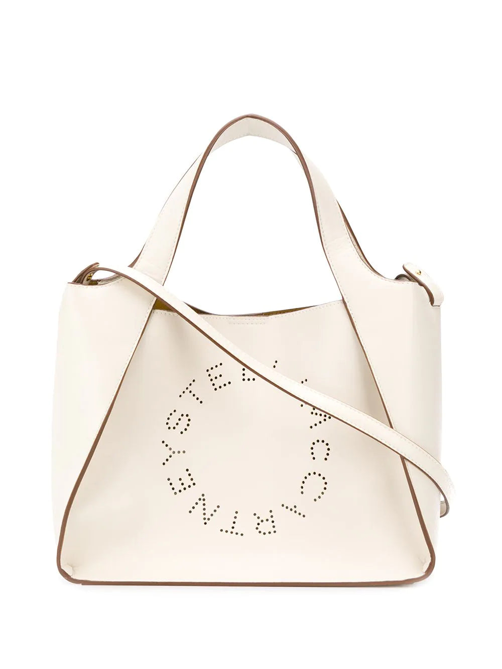 STELLA McCARTNEY LOGO TRAFORATO WHITE