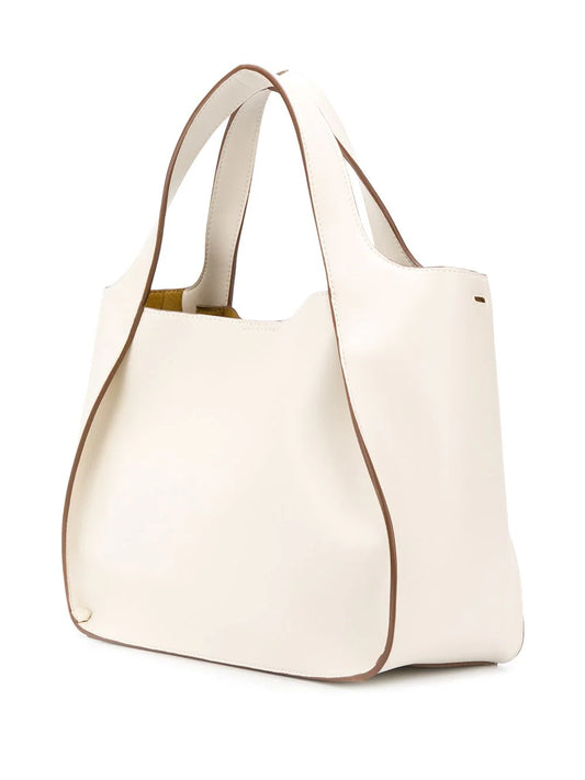 STELLA McCARTNEY LOGO TRAFORATO WHITE