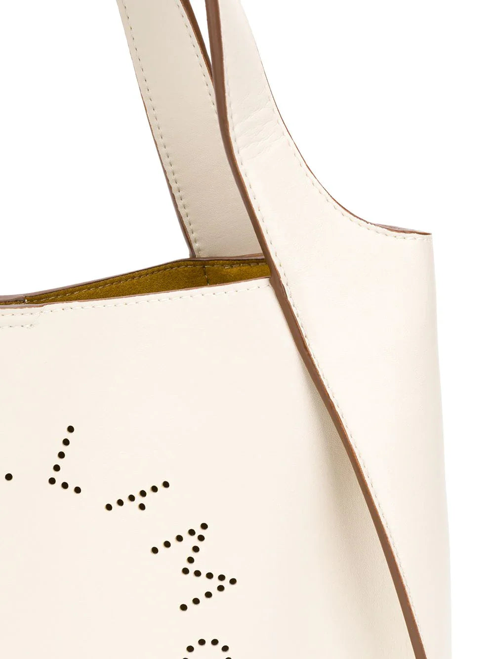 STELLA McCARTNEY LOGO TRAFORATO WHITE