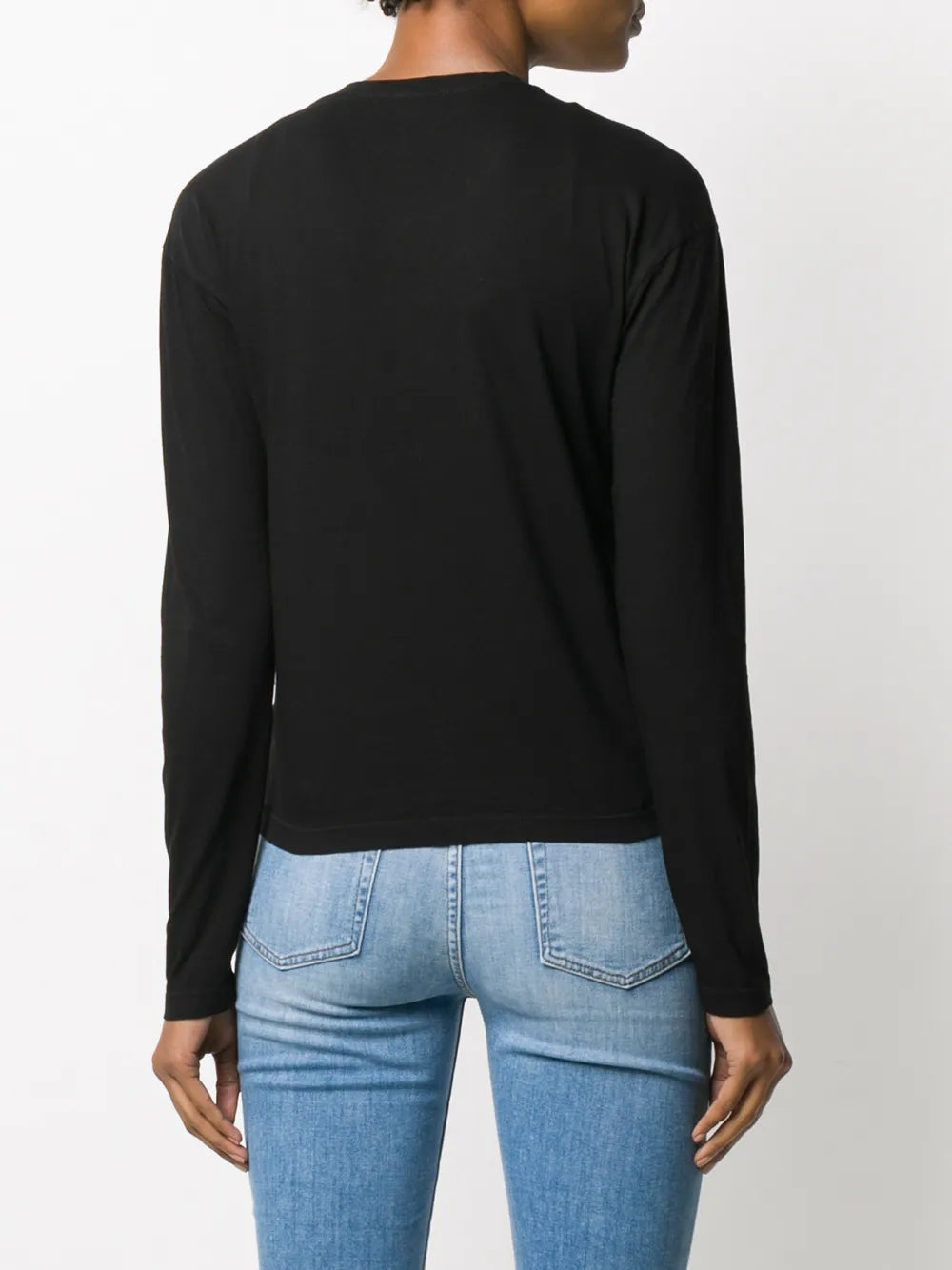 JAMES PERSE T SHIRT MANICA LUNGA BLACK