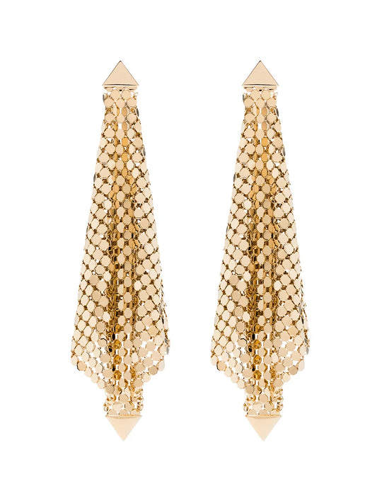 RABANNE ORECCHINI PIXEL GOLD