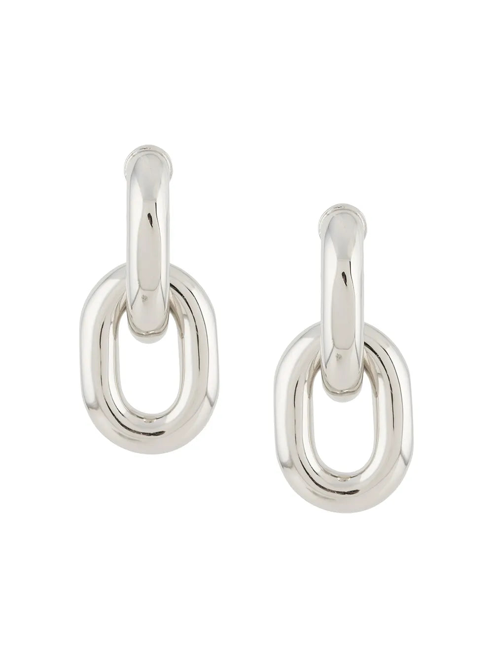 RABANNE ORECCHINI XL LINK SILVER