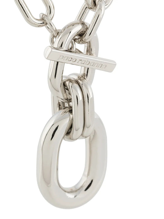 RABANNE COLLANA ANELLI SILVER
