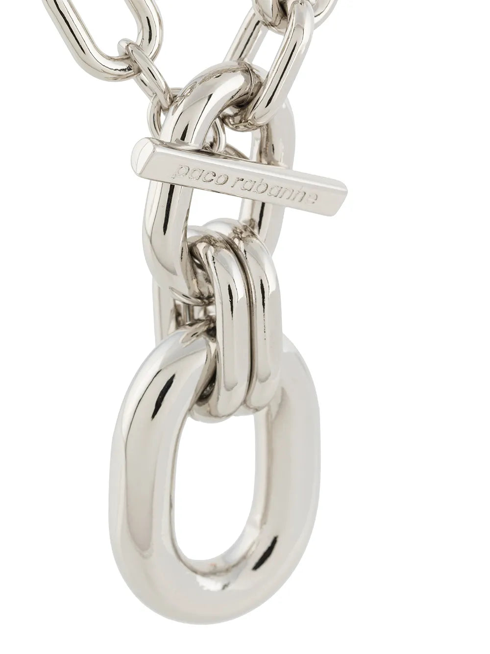 RABANNE COLLANA XL LINK LONG SILVER