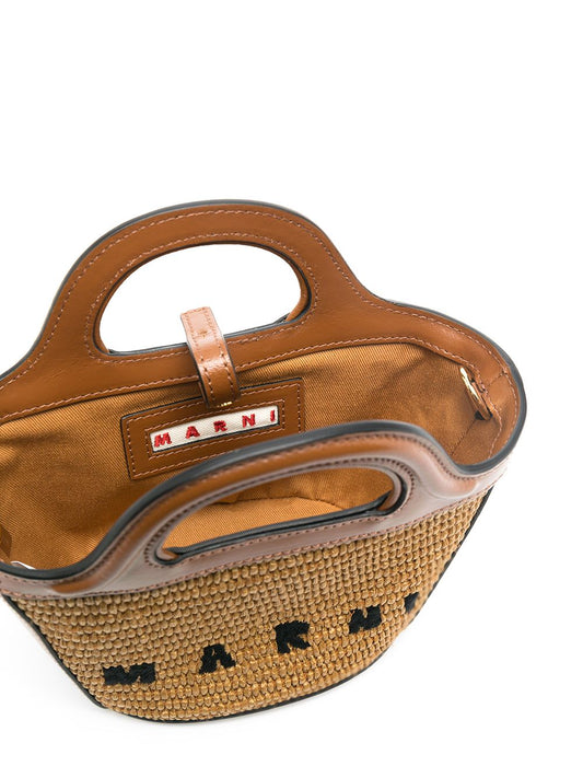 MARNI BORSA TROPICALIA BROWN