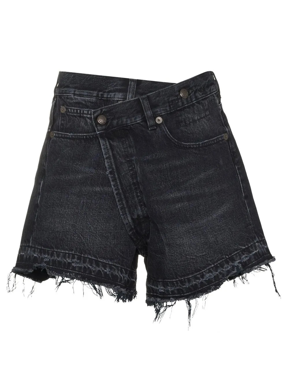 R13 SHORT DENIM BLACK