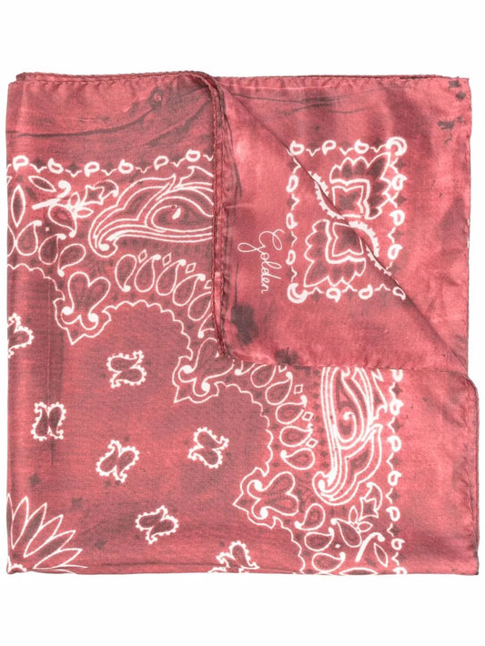 GOLDEN GOOSE FOULARD PAISLEY SPICED