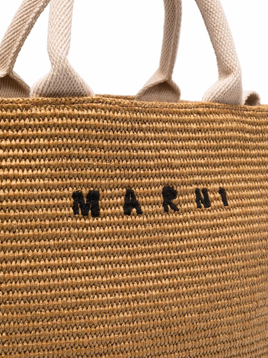 MARNI BORSA TOTE MARRONE