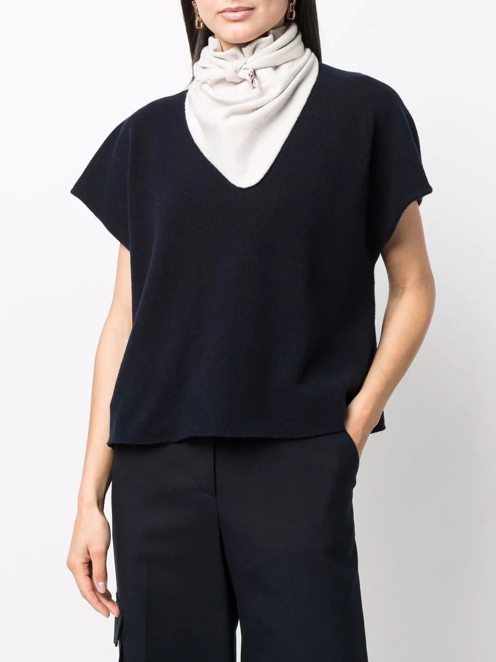 EXTREME CASHMERE BANDANA CHALK