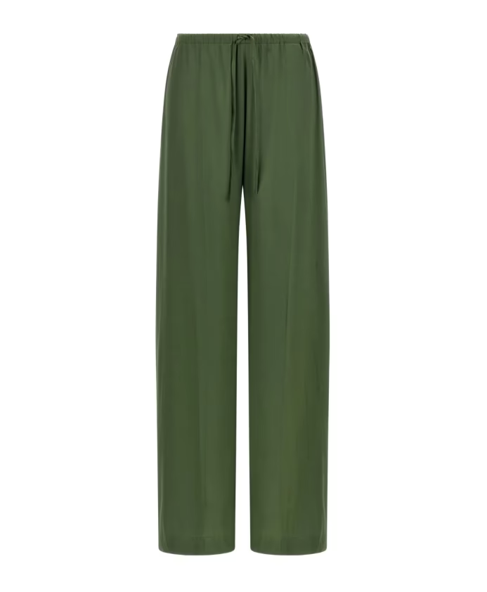 DRIES VAN NOTEN PANTALONI PUVIS BIS VERDE